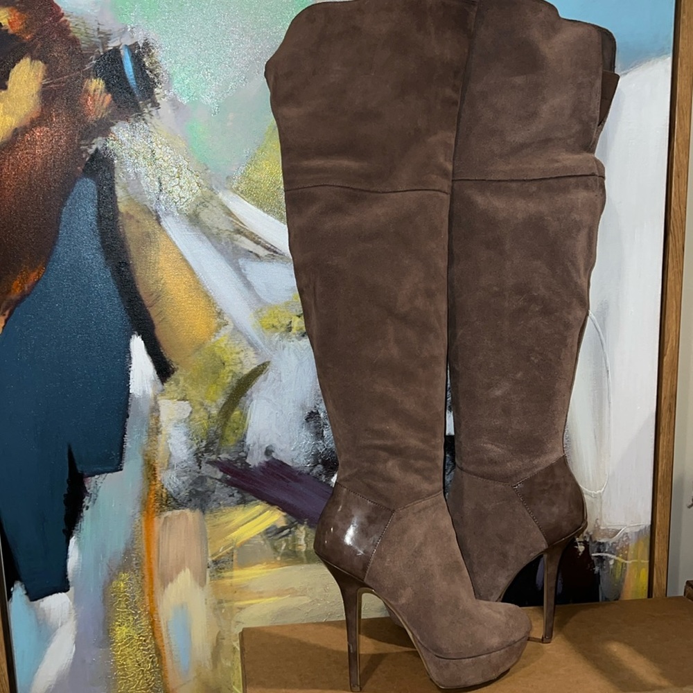 Steve Madden Over The Knee leather boot